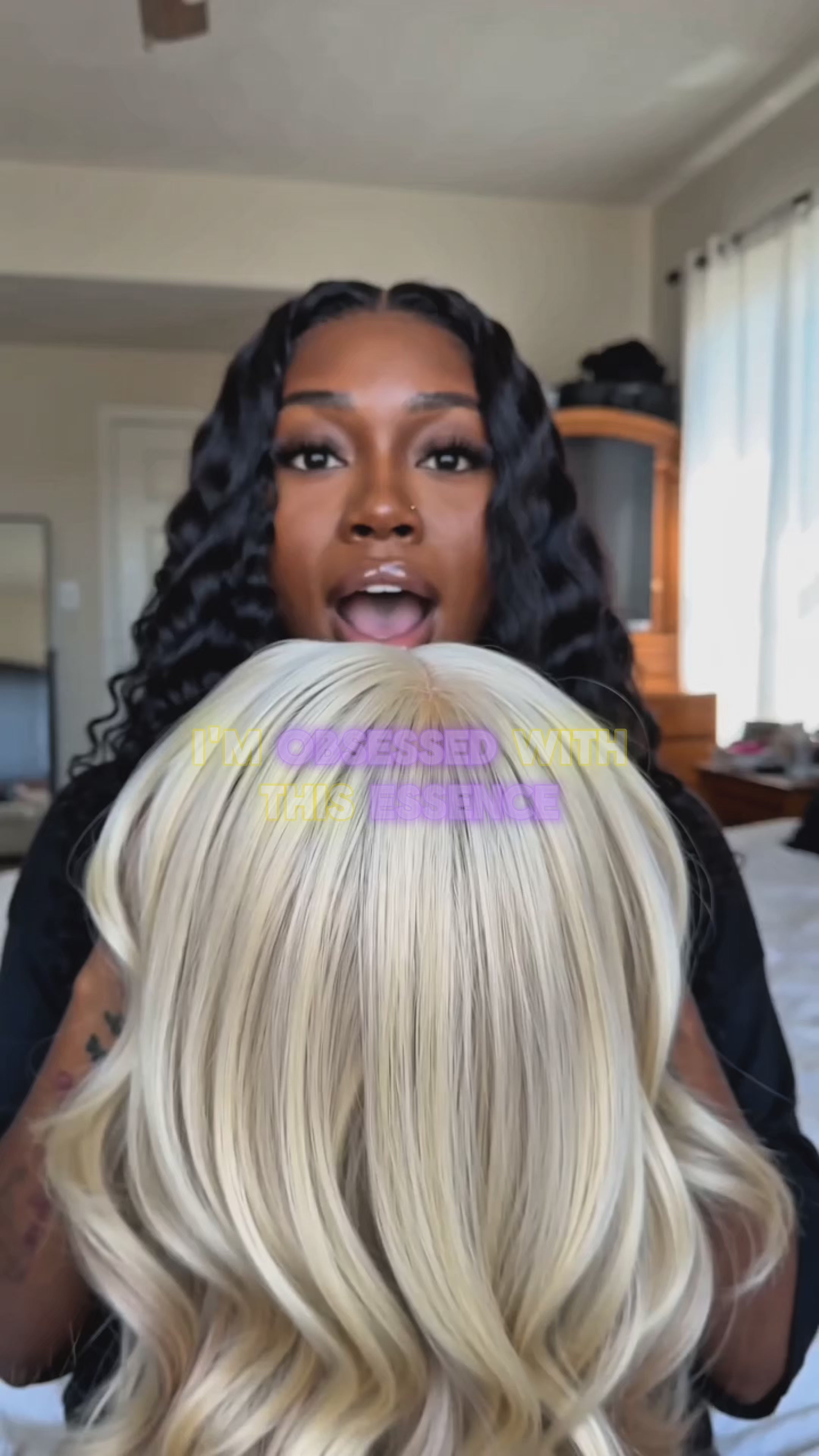 A12 – 26 Inch 200% Density Human Hair Wig Luxurious BLONDE
